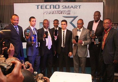 TECNO officials and guests during the launch of Phantom AIII smartphone